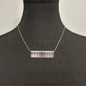 Giftologie Silver Coloured Stand Tall Reversible Necklace